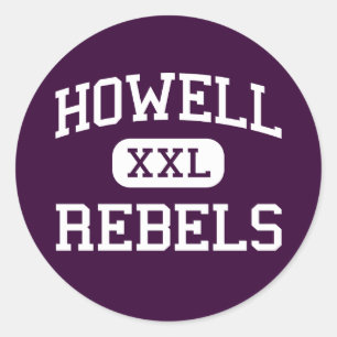 Howell - Rebels - High - Farmingdale New Jersey Classic Round Sticker
