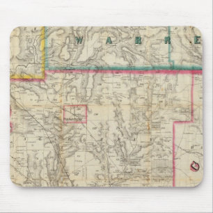Howe's Map of The Oil District of Pennsylvania Mouse Pad