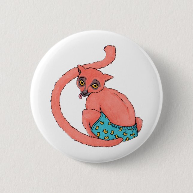 Howie the Lekey 2 Inch Round Button (Front)