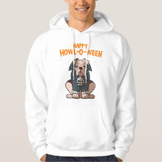 howl-o-ween english bulldog dog mom halloween cost hoodie