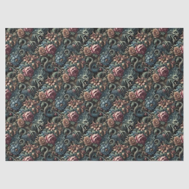 Howl of the Gilded Wild — Gothic Victorian  Tissue Paper (Front)