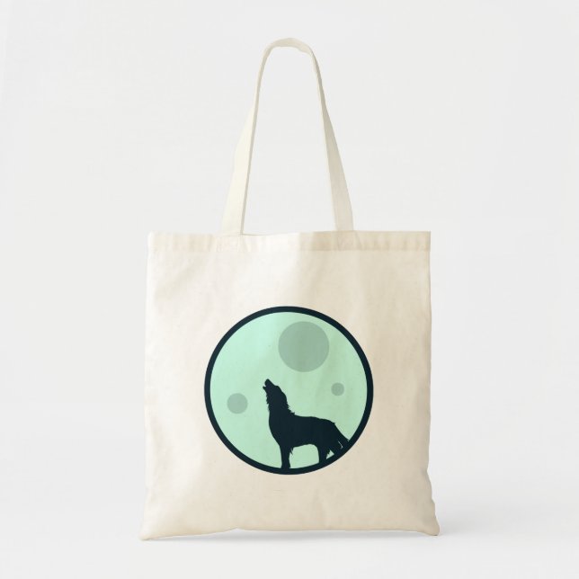 Howl to the Moon Tote Bag (Front)