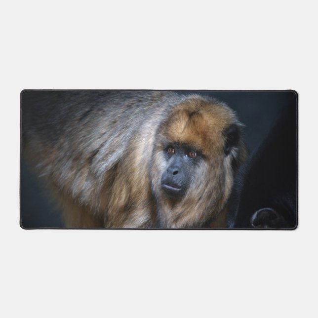 Howler Monkey Desk Mat (Front)