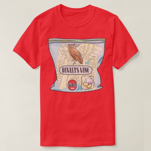 HOWLETS WING Macbeth Shakespeare T-Shirt (Design Front)