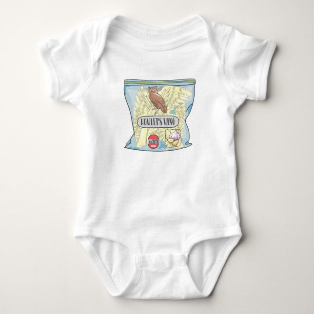 HOWLETS WING Macbeth witches spell. Baby Bodysuit (Front)