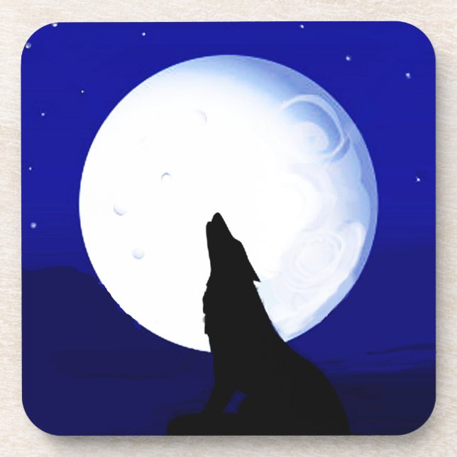 Howlin Coyote - Tucson Arizona Coaster (Front)