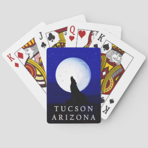 Howlin Coyote - Tucson Arizona Playing Cards