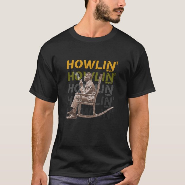 Howlin Wolf Soul Man Rockin Chair  T-Shirt (Front)
