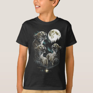 Howling 3 cheetah to moon vintage retro style 90s T-Shirt