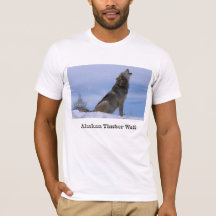 Howling Alaskan Timber Wolf