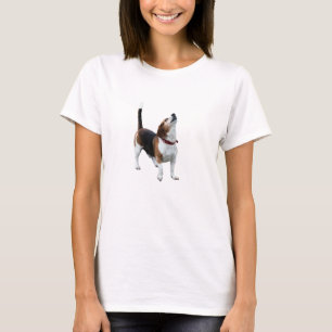 Howling Beagle Dog  T-Shirt
