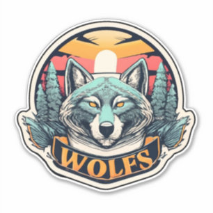 Howling Good Deals Wolf Stickers Every Occasion