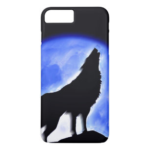 Howling Grey Wolf at Moon Case-Mate iPhone Case