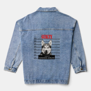 Howling Husky Lover Coupable animal de compagnie p