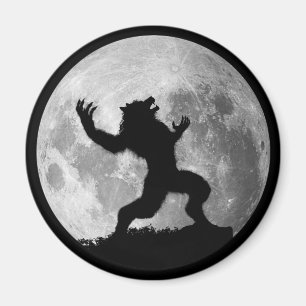 Howling Mad Werewolf Magnet