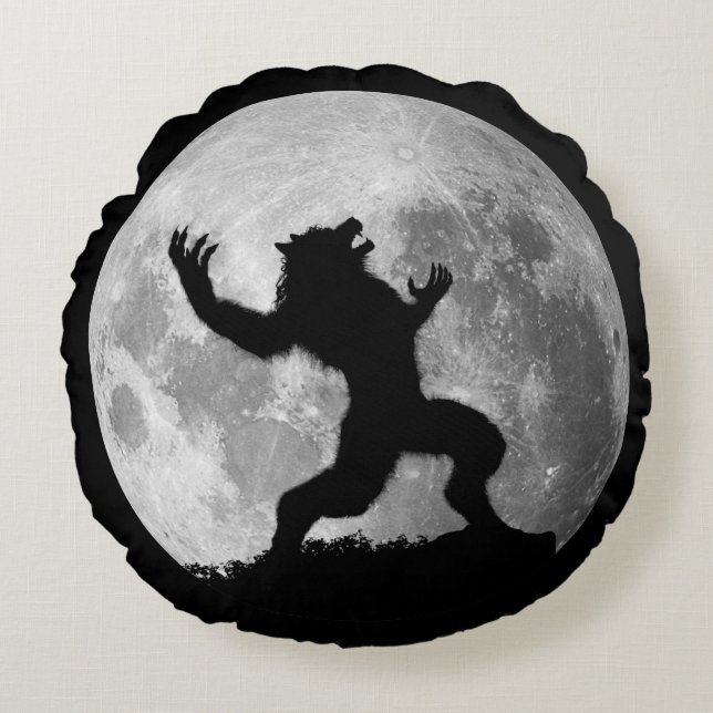 Howling Mad Werewolf Pillow (Front)