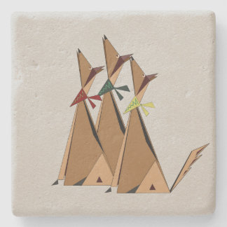 Howling Stone Coaster
