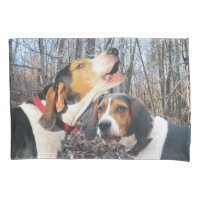 Howling Treeing Walker Coonhound Pillow Case