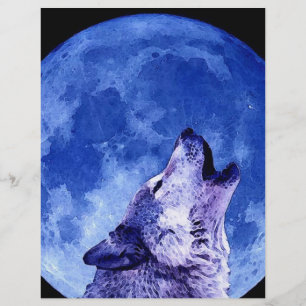 Howling Wolf at Moon Flyer
