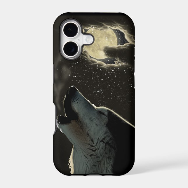 Howling Wolf Barely There Case (Back)