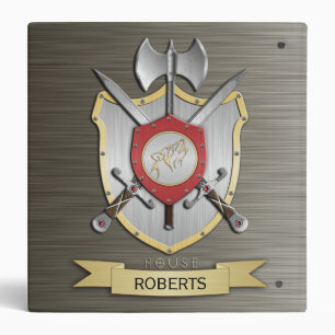 Howling Wolf Battle Crest Armour Binder
