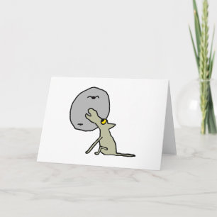 Howling Wolf Card