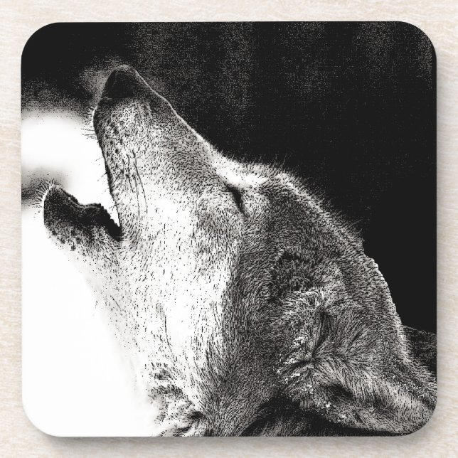 Howling Wolf Coaster (Front)