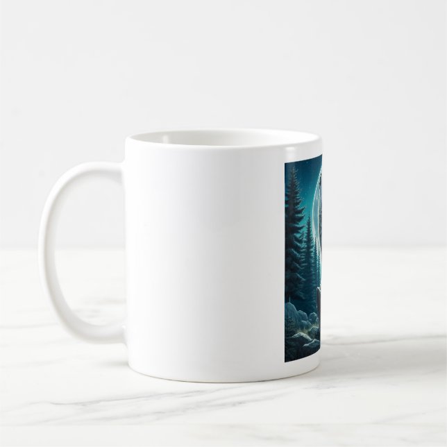 Howling Wolf Coffee Mug (Left)