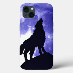 Howling Wolf & Fullmoon iPhone 13 Case
