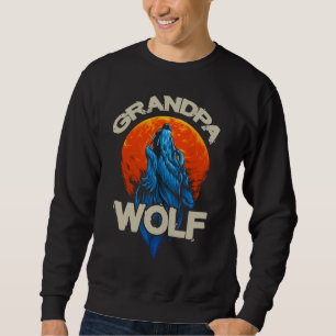 Howling Wolf Grandpa Family Fun Sweatshirt