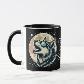 Howling Wolf in Shades – ELGIS Mug