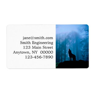 Howling Wolf in Wilderness