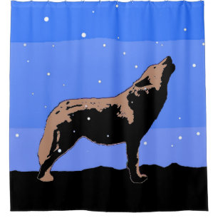 Howling Wolf in Winter  - Original Wildlife Art