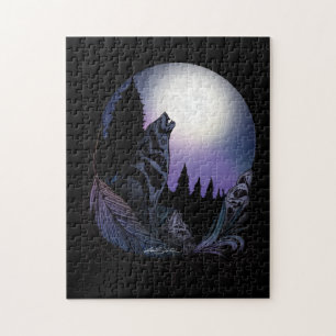 Howling Wolf  Jigsaw Puzzle