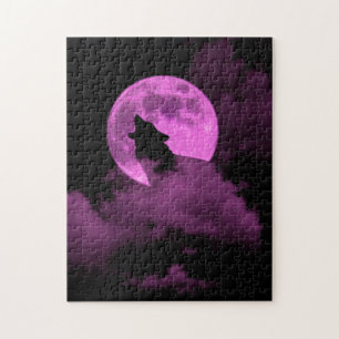 howling wolf jigsaw puzzle