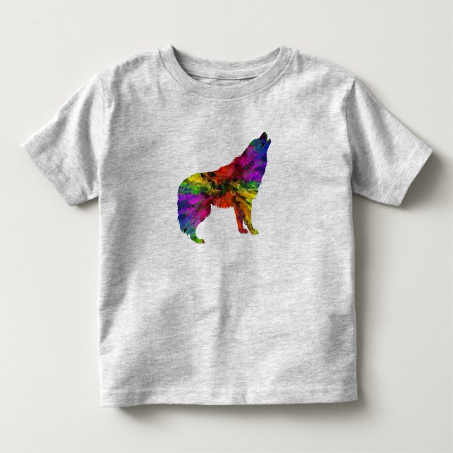 Howling Wolf Kids T-shirt (Front)