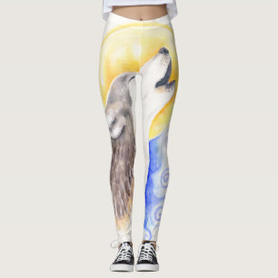 Howling Wolf Leggings
