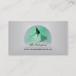 Howling Wolf Logo Business Card