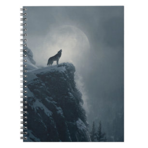 Howling Wolf Moonlight Notebook