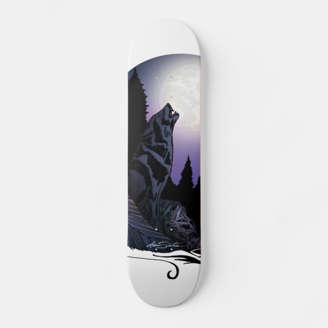 Howling Wolf Skateboard (Front)