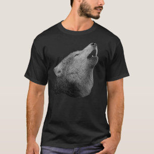 Howling Wolf - Stylized Image T-Shirt