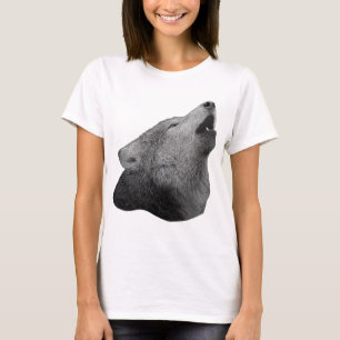 Howling Wolf - Stylized Image T-Shirt