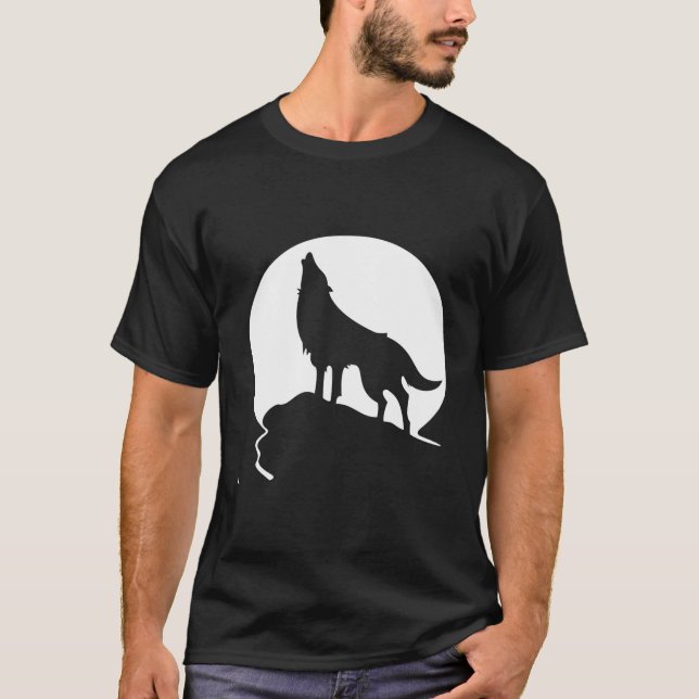 Howling Wolf T-Shirt (Front)