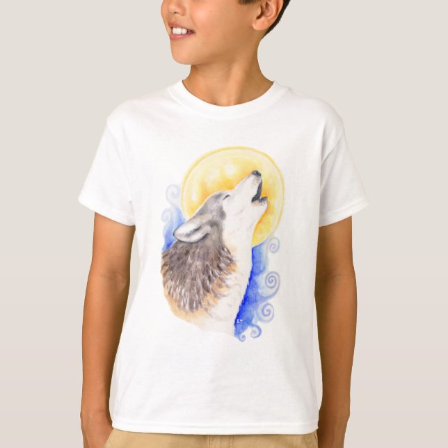 Howling Wolf T-Shirt (Front)