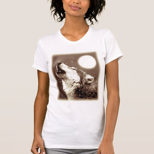 Howling Wolf T-Shirt (Front)