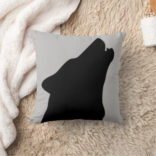 HOWLING WOLF THROW PILLOWS