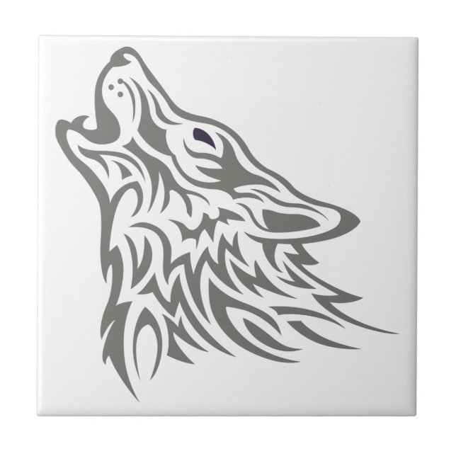 Howling Wolf Tile (Front)