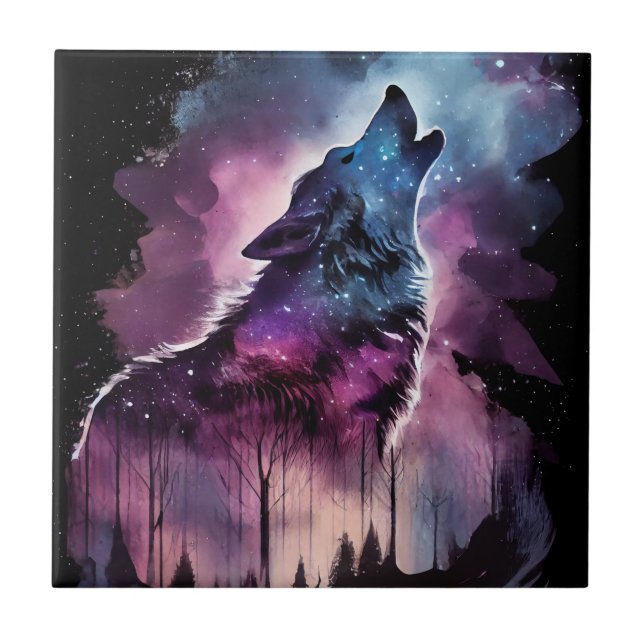 Howling Wolf Tile (Front)
