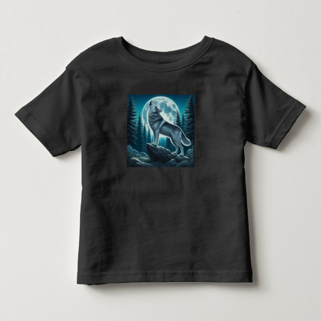 Howling Wolf Toddler T-shirt (Front)
