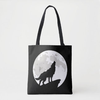 HOWLING WOLF Tote Bag